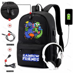 Originaalne Rainbow Friends seljakott V&auml;rvilised poisid T&uuml;drukud Koolikotid Maht Reisimine Naised Mehed S&uuml;learvuti Mochilas Para Nias