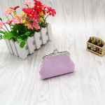 V&auml;ike t&auml;piline riidest rahakott loominguline puuvillane laste rahakott naiste minikott One size roosa punane v&auml;rv