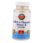 GABA Theanine ja B-vitamiinid, Gaba L-Theanine Stress B, KAL 100 pulgakommi Mango-tangerine (36424014) 100Lozenges