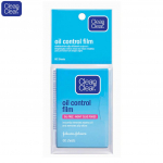 Johnson & Johnson Clean & Clear &otilde;likontrollkile, &otilde;livaba, ei ummista poore, eemaldab koheselt &uuml;leliigse &otilde;li, 60 lehte 60 Sheets