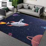 3D kosmosevaip poiste magamistuppa ja lastetuppa 120x160cm 1pcs