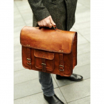 Meeste haruldane kitsenahast vintage s&uuml;learvuti Messenger k&auml;sitsi valmistatud portfelli kotikott 11 X 15 X 5 pruun