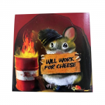 Wiwilysi huvitav rotiaugu kleebis, 3D-seinakleebised, aukudega seinahiir, seinakleebis, l&otilde;busad kunstikleebised kodukaunistuseks elutuppa One Size