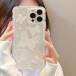 Armas kunst lainelise sinise lillega maasika telefoni&uuml;mbris iPhone 11 &uuml;mbriste jaoks Iphone 13 12 Mini 14 Promax X Xr 7 8 Plus Xs pehme tagakaas For iPhone 7