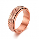 Moodne 6 mm draakoninahast roostevabast terasest vurr &auml;revusr&otilde;ngas naistele meestele, p&ouml;&ouml;ratav stressivastane s&otilde;rmus paarile, ehe kingitus 5