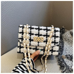 LC Elegant Fashion Ladies K&auml;ekotid Naiste &Otilde;lakott K&auml;ekott V&auml;ike Crossbody Kotid Naistele valge