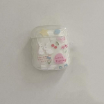 Cute Rabbit Ins Flower Imd laineline juhtmevaba Bluetooth-k&otilde;rvaklappide &uuml;mbris Apple Airpodide 1 Pro 2 3 2. joonisfilmi laadimiskarbi kate jaoks For Airpods Pro 2ND