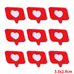 10 tk/partii hulgim&uuml;&uuml;k Tikand Plaaster Triikraud Plaastrid Riietus Plaastrid Riide peal Joped Dekoori Aplikatsioon &Otilde;mblustarvikud