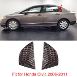 Carbon Fiber Look auto k&uuml;ljeakna luugi luugi kate HONDA Civicu 2006-2011 jaoks