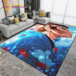 Multifilmi deemonite tapja ala vaip, suur, vaibavaip elutoa lastetoa kaunistamiseks, lapsed m&auml;ngivad roomav libisemiskindel p&otilde;randamatt 40x60cm