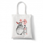 Totoro Studio Ghibli Miyazaki Hayao ostukott Anime kotid Cartoon Print Ostukotid Eco Canvas Tote Bag Pacakge Beach K&auml;ekott 31*36cm