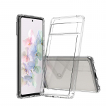 Luksuslik k&otilde;vast akr&uuml;&uuml;list l&auml;bipaistev telefoni&uuml;mbris Google 7 Pro 6 Pro 6A 5A 4A 5 p&otilde;rutuskindel l&auml;bipaistev kaitsekesta kate, mis ei kollaseks for pixel 7 puhas