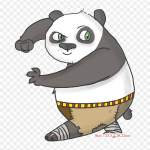 Multifilmi Meister Shifu Triikimiskleeps Soojus&uuml;lekandega Tr&uuml;kkimine Vin&uuml;&uuml;l Plaastrid Kleeps Riietele DIY Applikatsioonid Pestavad Plaastrid