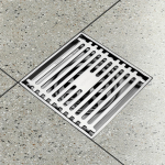 1 tk P&otilde;randatrapp, Roostevabast terasest Vannitoa Valamu Kodu L&otilde;hnatu P&otilde;randatrapp, Vannitoa Ruudukujuline Du&scaron;i P&otilde;randa &Auml;ravool, Vannitoa Tarvikud