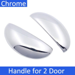 jaoks Peugeot 206 CC SW SD 206+ 207 Sedaan Compact Brasil 207i komplekt 1998~2013 2008 kroomitud uksek&auml;epideme katte autotarvikud Handle for 2 Doors