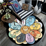 Elutoa vaip Pikachu Cartoon Pokemon 3D &uuml;mmargused matid diivanilauale Kodu lastele P&otilde;randavaip, libisemisvastane ala vaip 120cm