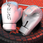 1 paar t&auml;iskasvanud/lapse professionaalsed poksikindad Sparringi kindad poksikott Treening MMA kindad poksija 8OZ must