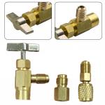 1/2\ ACME LH ADAPTERID 1/4\ SAE sobivad mudelile R12 R134a