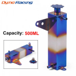 Racing Burnt Blue Radiaatori jahutusvedeliku jahutus 500 ml alumiiniumist p&uuml;&uuml;gipaagi &uuml;levoolu reservuaar universaalautole