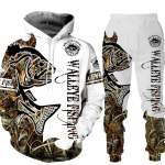 Kevad s&uuml;gisene 3D kalaprint meeste naiste kapuuts + p&uuml;ksid 2tk Komplektid Camo kalap&uuml;&uuml;k jahipidamine matkariided mood &otilde;uespordir&otilde;ivaste komplekt 6XL