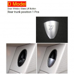 Auto k&auml;etugi Ukse aken Klaas T&otilde;ste Nupu Kaane Kleebise &auml;&auml;ris Mercedes Benz W219 CLS klass 2003-2009 Sisustus D Model Silver