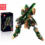 MOLD KING 93002 Kolme kuningriigi viis tiigrikindralit GuanYu ZhaoYun ZhangFei ehitusplokkide mudel lastele kingitused