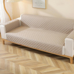 1 2 3 4 istmega diivani kate Diivani katted vetth&uuml;lgavad kahepoolsed kasutatavad lemmikloomade koera diivanmatt elutoa m&ouml;&ouml;bli kaitse 3 Seats (190x196cm) hele khaki v&auml;rv