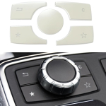 Car ABS Multimedia function Button Cover Sticker For Mercedes Benz E Class W212 2013-2015/ GL Class X166 / ML Class h&otilde;be