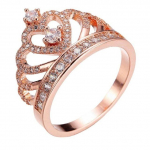 Gu Li Vintage Crystal Drill &Otilde;&otilde;neskroonkujuline Queen Style Micro Pave Kroonir&otilde;ngad Naistele Peor&otilde;ngas 6