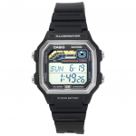 Casio standardne digitaalne must vaigust rihmaga kvarts WS-1600H-1A 100M meeste k&auml;ekell must