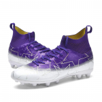 Meeste/naiste jalgpallisaapad Sokid Professionaalsed treeningud Jalgpallisaapad V&auml;ikeste laste jalgpallijalatsid 42 lilla