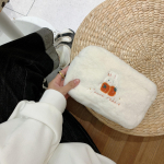 Naiste s&uuml;gistalvine pl&uuml;&uuml;slillega j&auml;nes armas multika tikandiga kaasaskantav pehme v&auml;ike kosmeetikakott OneSize