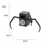 Skibidi Titan TV Man ehitusklotsid, populaarne videotegelaste tualett vs fotograaf, m&auml;ngumudeli m&auml;nguasjakollektsion&auml;&auml;ride v&auml;ljaande klotsid, suurep&auml;rane kingitus lastele