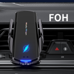 Automaatne klambriga juhtmevaba laadimishoidja 10 W kiirlaadija universaalne mobiiltelefonidele as picture punane