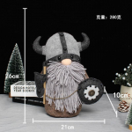Viking Warrior Gnome Doll Knight n&auml;ota nukk pl&uuml;&uuml;sis m&auml;nguasjad Palus p&auml;kapikk nuku kaunistus n&auml;ota nukk p&auml;kapikk nuku kaunistus No Box