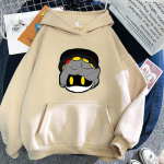 MURDER DRONES Hoodies Print Naiste/Meeste Pusa Pusa Poiste T&uuml;drukute T&auml;navar&otilde;ivad Hip Hop Pullover Kapuutsiga S&uuml;gistalve Pikad varrukad L