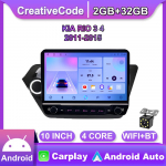 Androidi autoraadio KIA RIO 3 4 2011-2015 jaoks koos nupunupuga 10 tolline multimeediumipleier, navigeerimisseade, GPS Carplay 2+32 GB