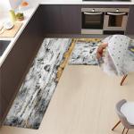 Lihtne geomeetriline tr&uuml;kivaip k&ouml;&ouml;gip&otilde;randale, pehme vannitoa uksematt, imav libisemisvastane pestav pehme sametvaip 40x60cm 1pcs