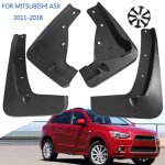 Car Mudguards Front Rear fender For Mitsubishi ASX 2011-2018 Mud Flaps Splash Guards Mud Flap Mudguards AUTO gray
