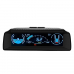 Auto Headup Display LCD Digitaalne Spidomeeter Multifunktsionaalne Kallutusm&otilde;&otilde;tur Nurga Kalde M&otilde;&otilde;tur Tugi must