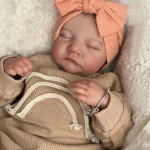 NPK 19-tolline Baby Doll Boy Reborn Pehme kogu kehaga silikoonist vanninukk Levi Boy brown