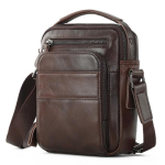 Ehtsast nahast &otilde;lakotid meestele Messenger Bag Vintage Tote Crossbody Bags k&auml;ekott pruun