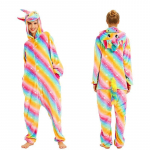 Naiste Unicorn Cat Onesie Unisex Winter Stitch Onesies Laste &Ouml;&ouml;r&otilde;ivad Anime Cosplay Kost&uuml;&uuml;m T&auml;iskasvanute Flanellist magamisriided Pidžaamad Pidžaamad Magamisriided Jumpsuits XL