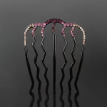 Rhinestone'i juuksepunumine kammklamber Kristallist juuksen&otilde;elad naistele t&uuml;drukutele kuklite valmistaja Korea moodne hobusesabahoidja tarvikud peakate