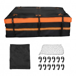800D veekindel kaubakott auto katusega kaubakandja universaalne pagasi kott hoiuruumi kuubikott 20 kuupmeetrit no Luggage net storage bag must
