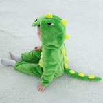 Baby Rompers Kigurumi Animal Leopard, Husky, Kaelkirjaku cosplay Kapuutsiga soe pidžaama v&auml;ikelastele poistele T&uuml;drukutele Riided Vasts&uuml;ndinu magamisriided Pidžaama riided 70