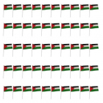 K&auml;eshoitavad Palestiina lipud Pehme kulumiskindel, pleekimatu peen muster K&auml;ega lehvitavad Palestiina riigilipud Kaunistused 50pcs