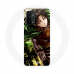 Korpus Oppo A74 5G Attacki jaoks Titan Levi Ackerman Manga vastu