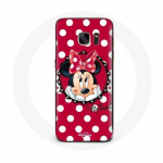 &Uuml;mbris Samsung Galaxy S7 Edge Minnie Mouse Cartoon Red jaoks