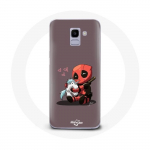 &Uuml;mbris Samsung Galaxy A8 2018 DeadPool Unicorn Unicorn jaoks